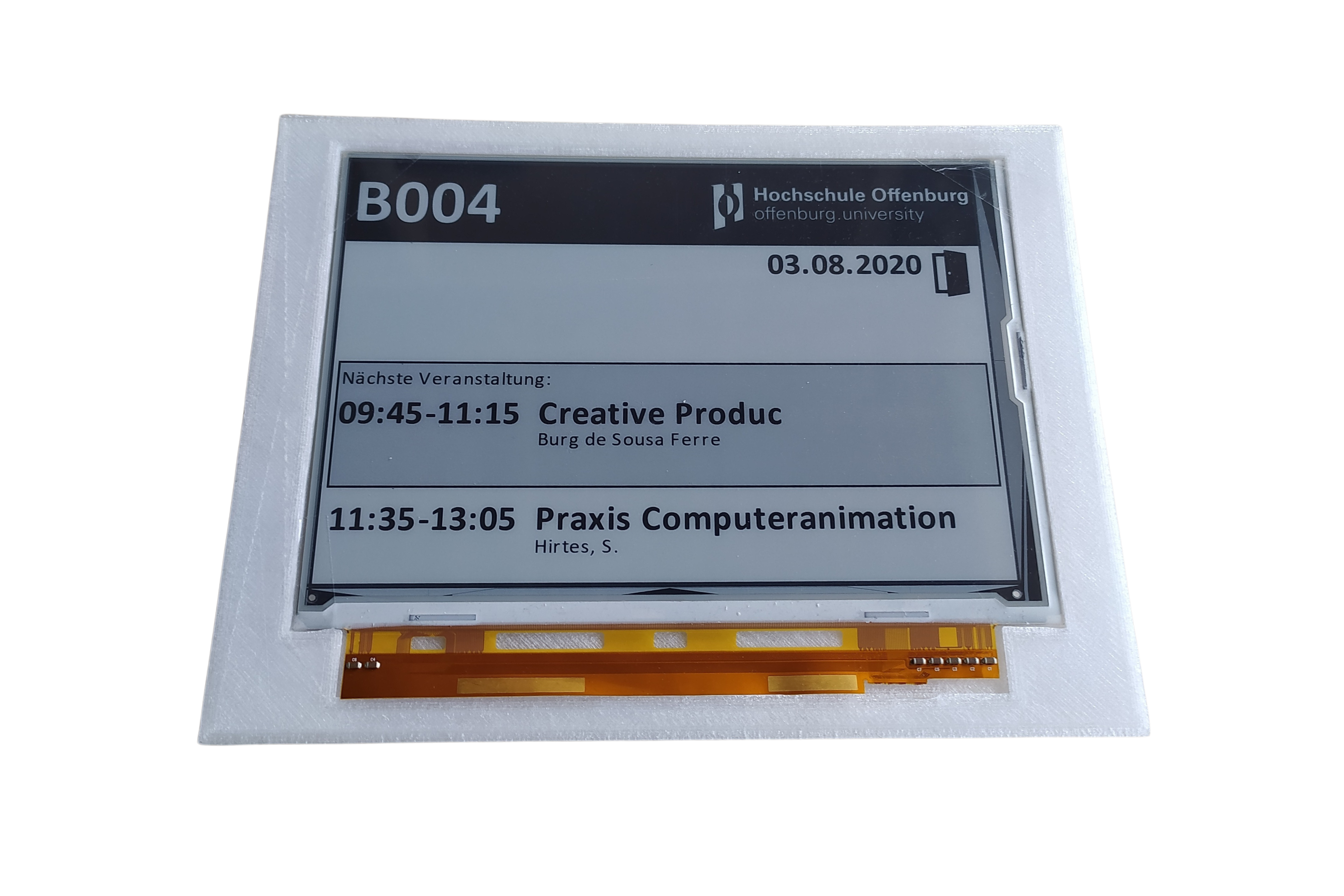 Montageträger für Displays aus Polycarbonat