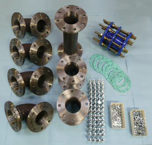 Material für Flanschrohrleitung