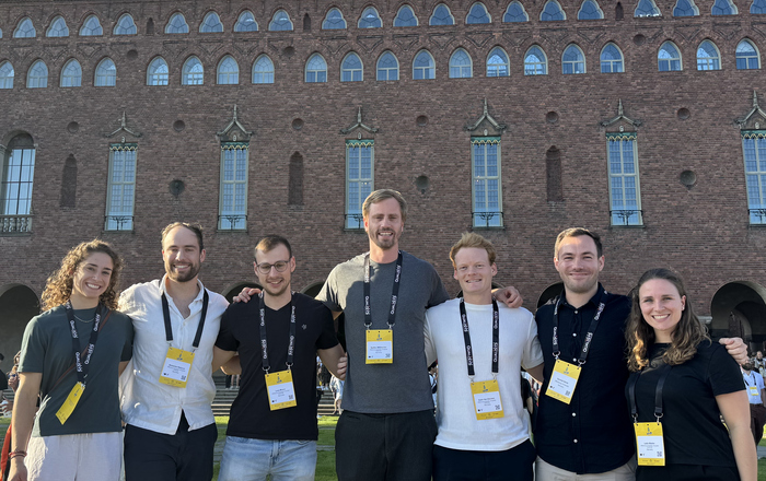 Gruppenfoto vom IBMS Team beim ISB25 in Stockholm