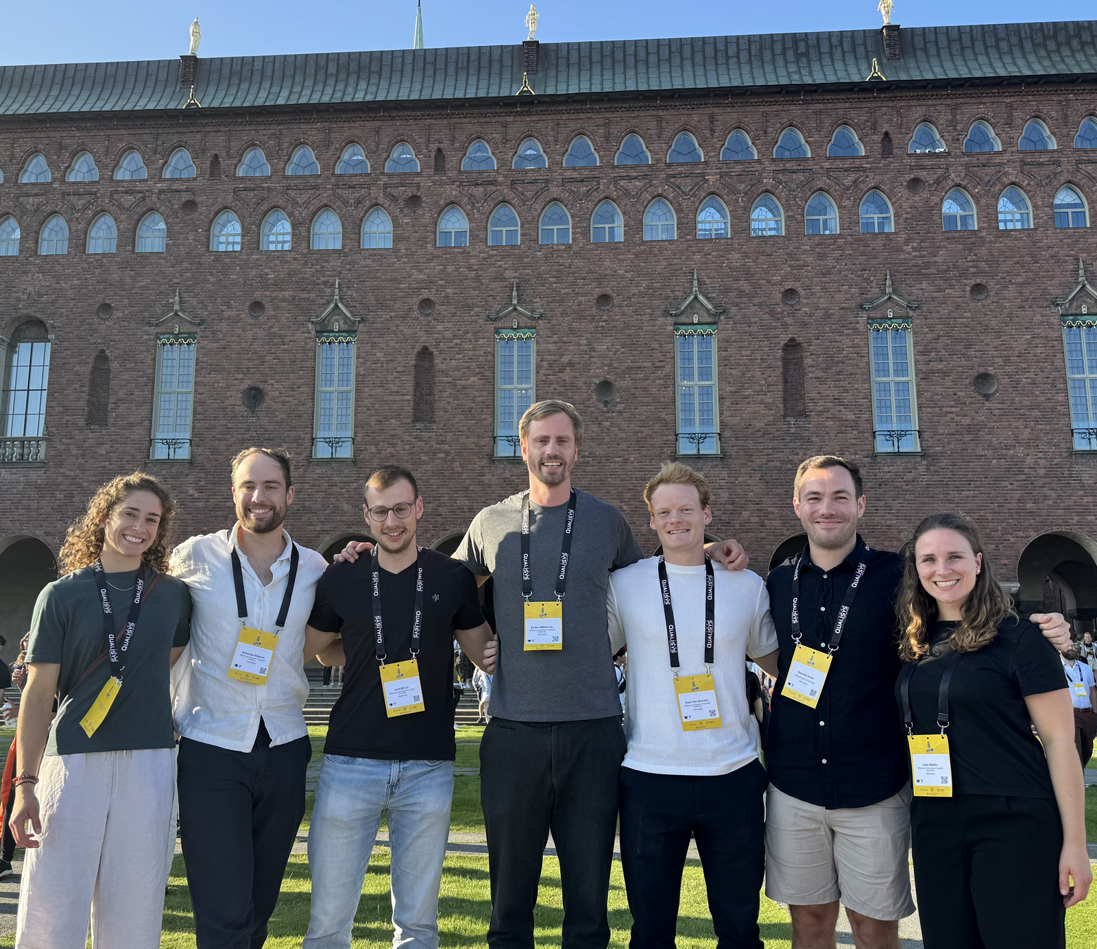 Gruppenfoto vom IBMS Team beim ISB25 in Stockholm