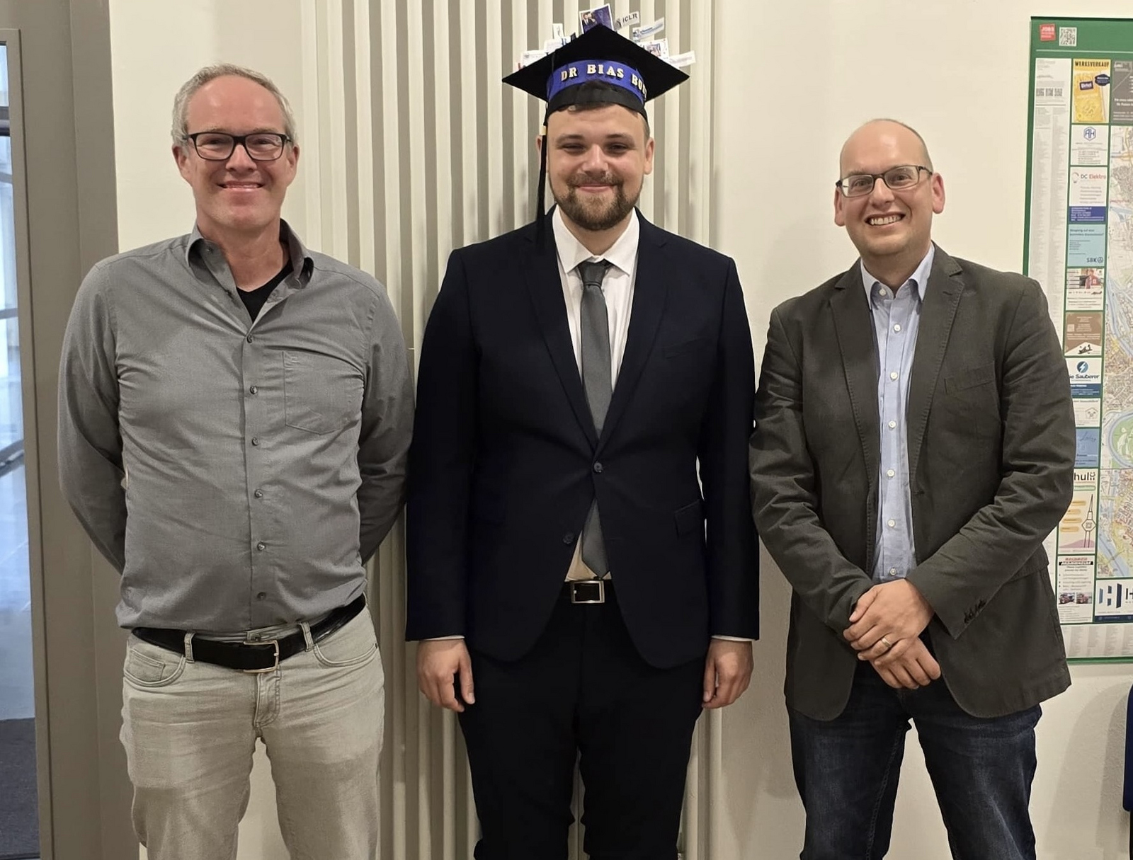 Paul Gavrikov nach der Disputation.