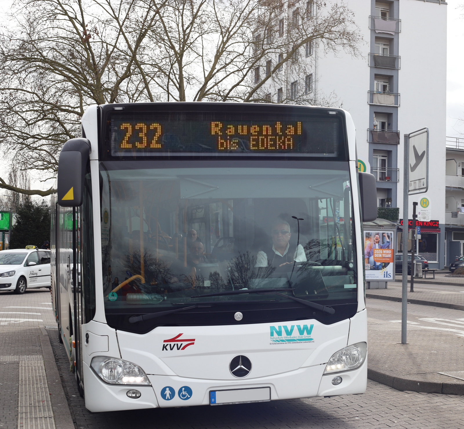 Bus 232 Rauental bis EDEKA