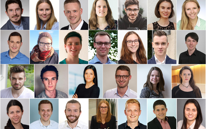 Collage aus den Porträts der Ausgezeichneten.