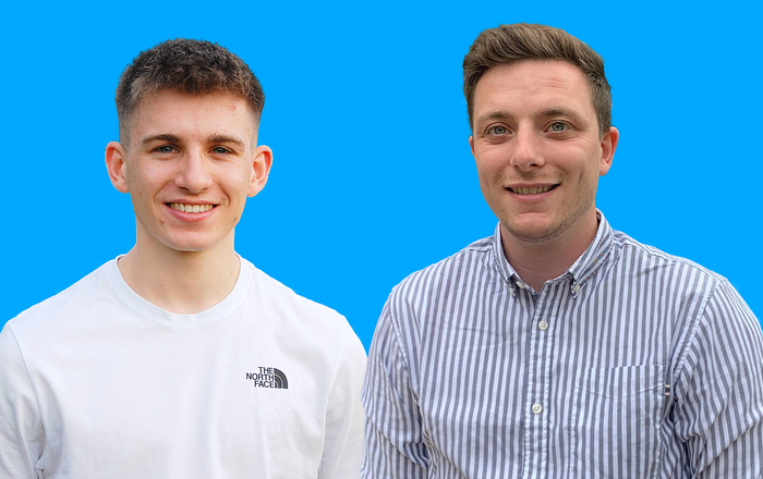 Porträts Hannes Blase (links) und Lukas Burger.