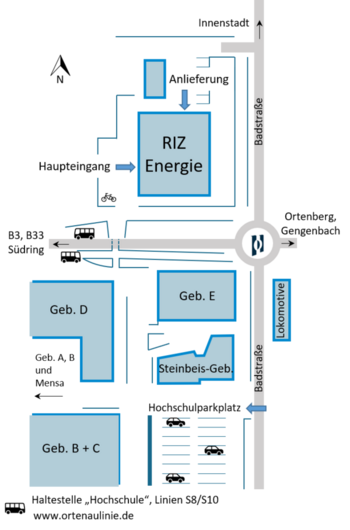 RIZ Energie Anfahrt