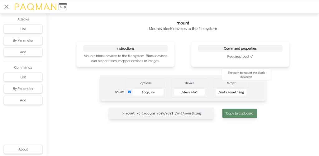 PAQMAN - Parameter Query Manual