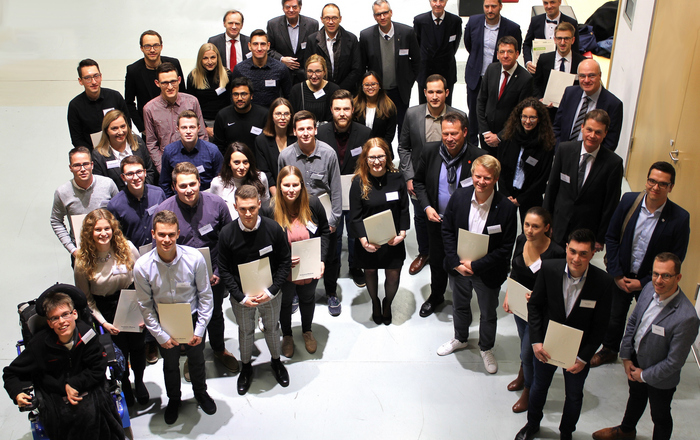 Stipendiaten des Deutschlandsstipendiums der Hochschule Offenburg 