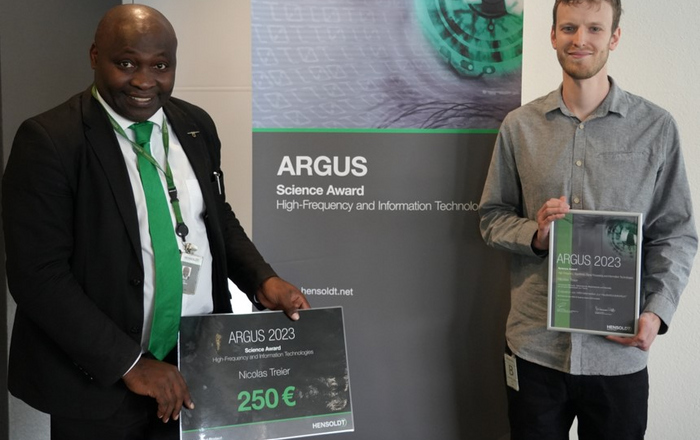 Preisverleihung Nicolas Treier 