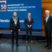 Rektor Prof. Dr. Gerhard Schneider, Oberbürgermeister Thilo Rentschler, Landrat Dr. Joachim Bläse, Ministerpräsident Winfried Kretschmann MdL, Wissenschaftsministerin Theresia Bauer MdL (von links) beim Festakt