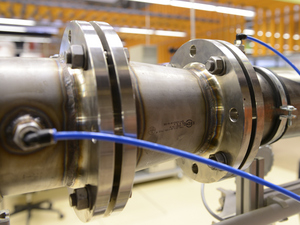 Diffusor mit Drucksensorik in einem Prüfstand Radialventilator