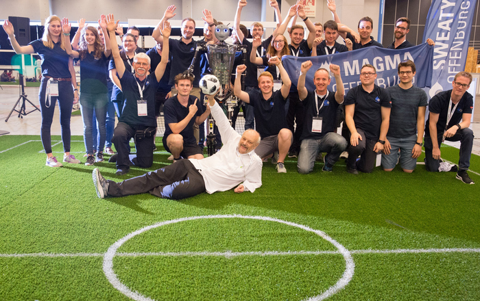 Teamfoto Magma und Sweaty