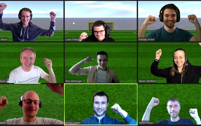 Teilnehmer Zoom-Bildschirm