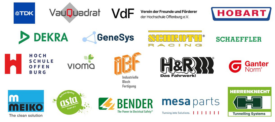 Collage aus den Sponsoren Logos