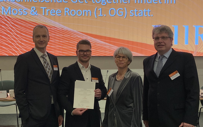 Preiträger des DIIR-Förderpreis im Gruppenbild mit den Initiatoren und Prof. Bantleon