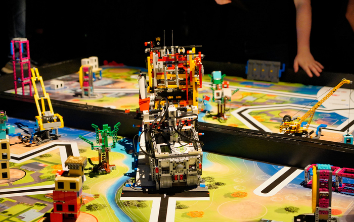 Spieltisch der First Lego League