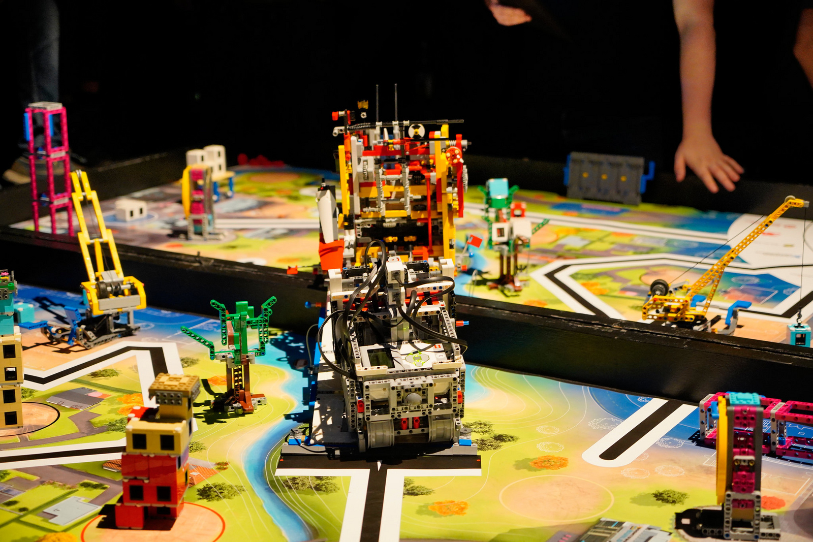 Spieltisch der First Lego League