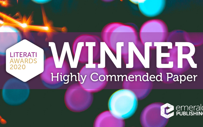 Logo Emerald Literati Award Winner 