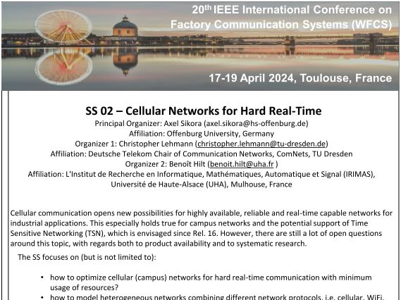 Infoschreiben zu Veranstaltung mit Header und Text