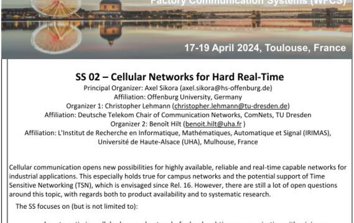 Infoschreiben zu Veranstaltung mit Header und Text