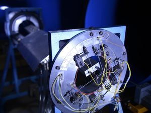 Kraftmessung am Tragflügelprofil im Windkanal