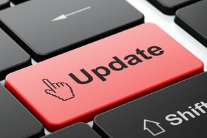 Tastatur mit Update-Taste