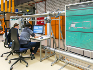 Prüfstand-Anlage eines Radialventilators