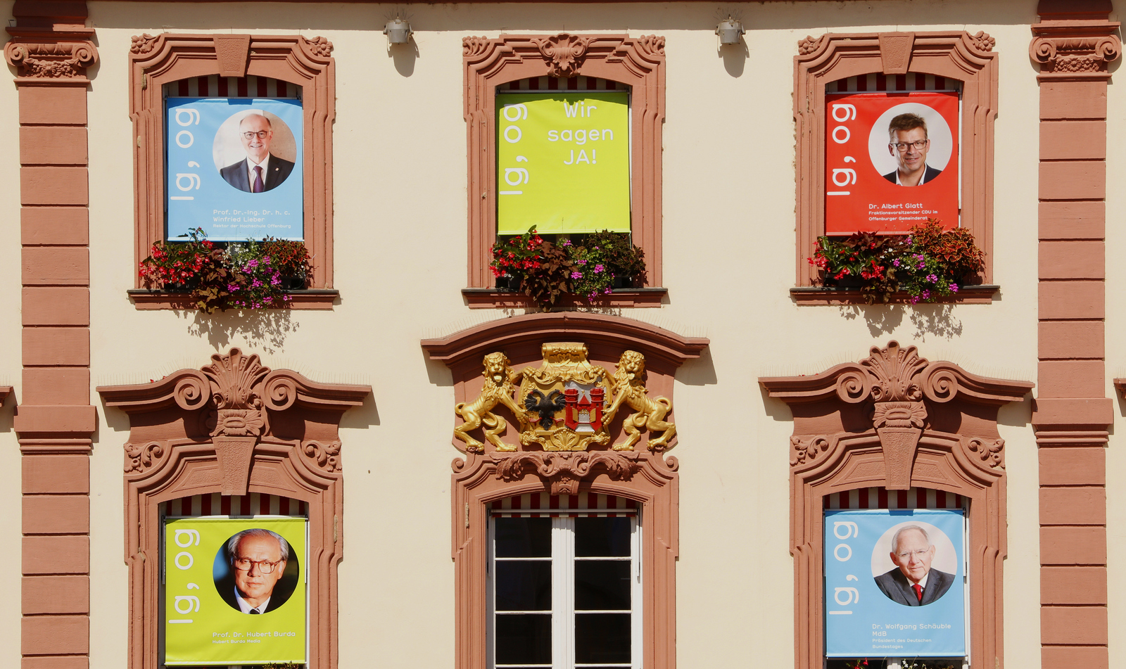 Ausschnitt Offenburger Rathaus