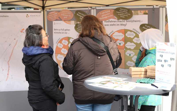 Stand von move.mORe am Klimamarkt Sinzheim 