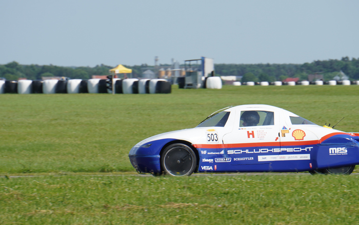 Der Schluckspecht S5 auf der Strecke