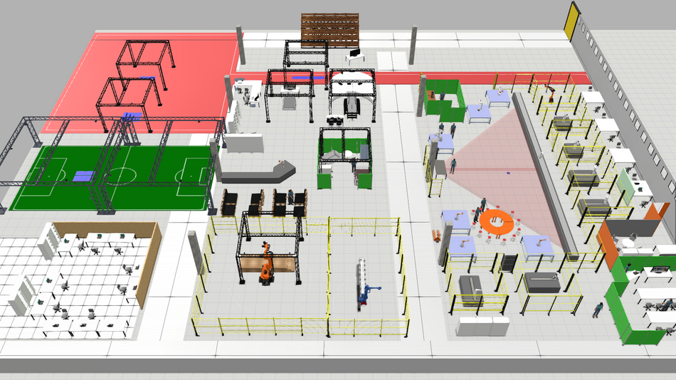 Ein 3D-Render des Campus West