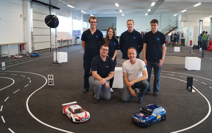 Gruppenfoto auf dem Parcours