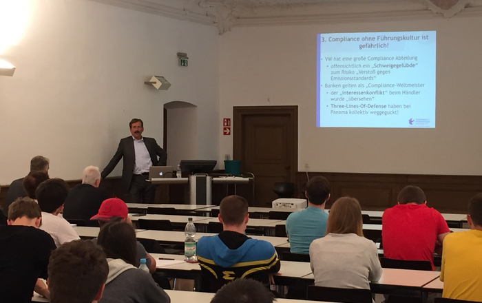 Caspar von Hauenschild in Gengenbach Abbey//Image: University of Applied Sciences