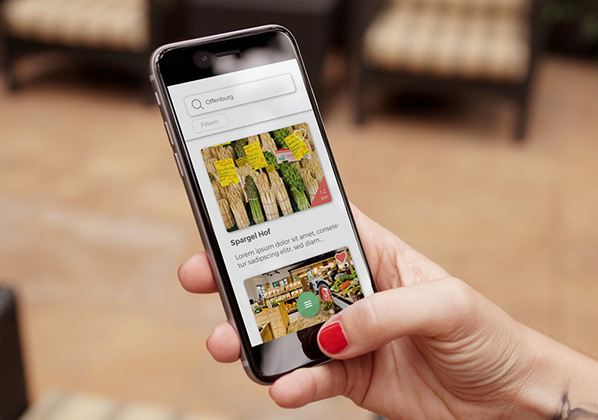 Konzeption und Entwicklung einer App für regionale Lebensmittel